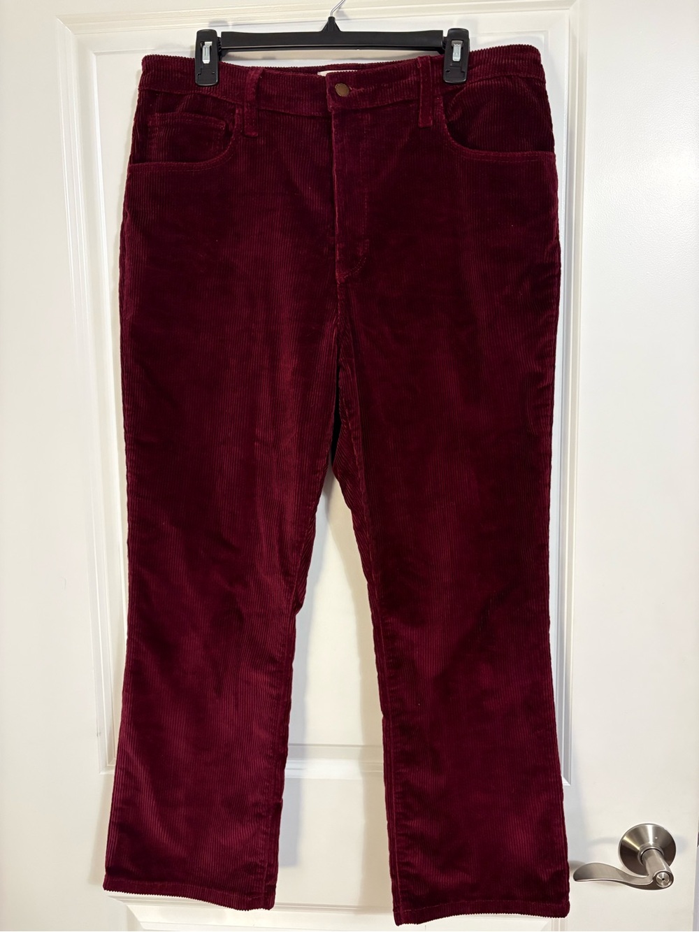 Universal Thread | Burgundy | High Rise Corduroy Straight Leg Pants | Holiday
